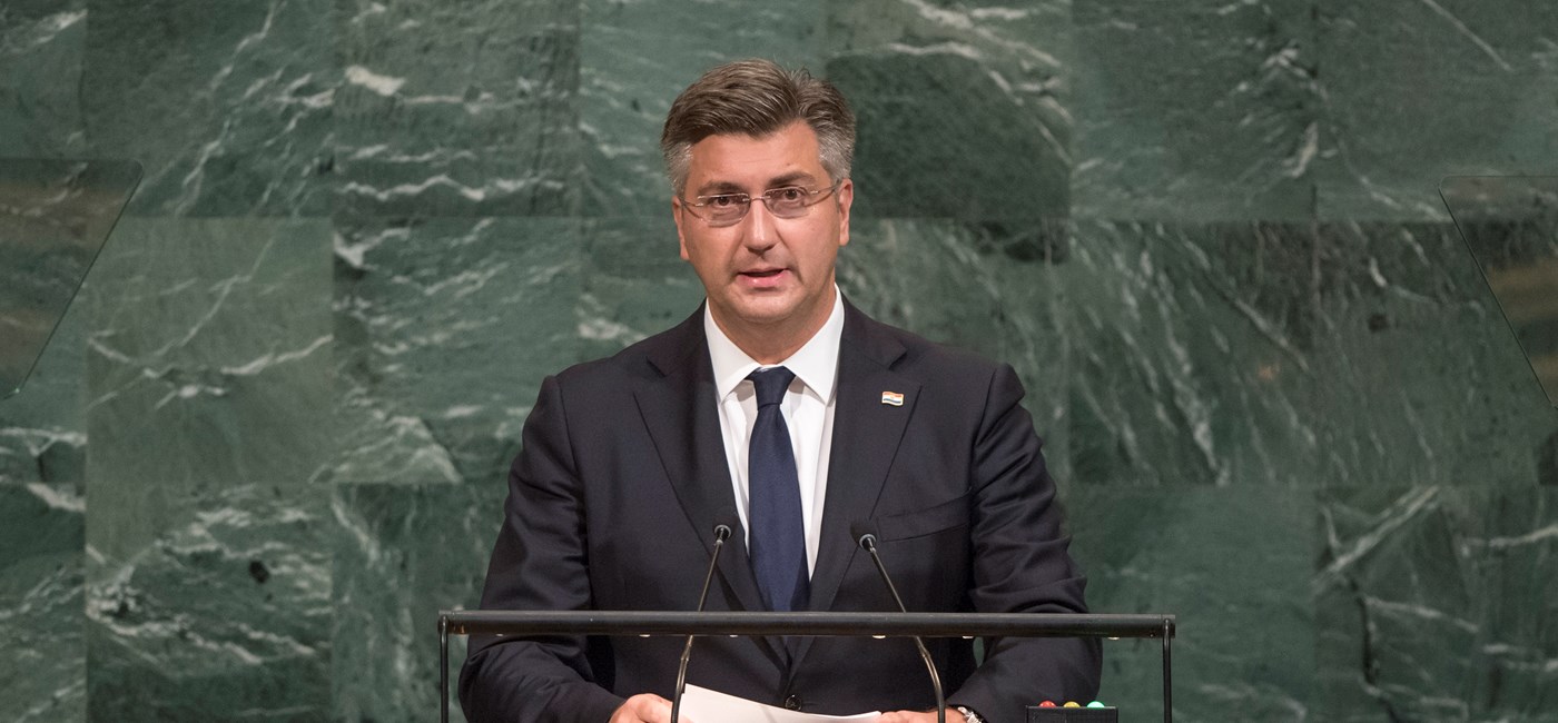 Predsjednik Vlade Plenković: Predanost Hrvatske multilateralizmu je nepokolebljiva. Vrijeme je da zajednički osnažimo UN